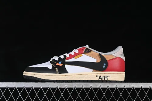 All Categories Air Jordan Jordan Series Basketball Shoes Air Jordan 1 Low High-end Customized Low-top Sneakers Travis Scott x Air Jordan 1 Low OG AJ1 Joe 1 Joint Overhook